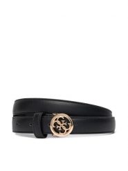 Guess Pasek Damski BW9304 P5420 Czarny. Czarne paski Guess, z aplikacjami, ze skóry. Za 239.99 zł.