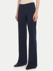 Rinascimento Spodnie palazzo CFC0125425003 Granatowy Wide Leg. Niebieskie spodnie materiałowe Rinascimento, l, bez wzorów, z materiału. Za 409.99 zł.