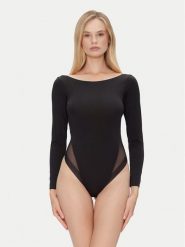 YSABEL MORA Body 10055 Czarny Slim Fit. Czarne body YSABEL MORA, s, bez wzorów, z syntetyku. Za 179.99 zł.