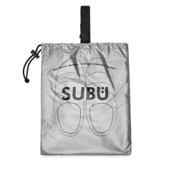 Kapcie Subu. Szare obuwie domowe Subu, bez wzorów, bez zapięcia. Za 299.99 zł.