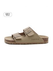 Teegu Klapki w kolorze brązowym rozmiar: 37. Brązowe klapki teegu, bez wzorów, z otwartym noskiem, bez obcasa. Za 121.99 zł.