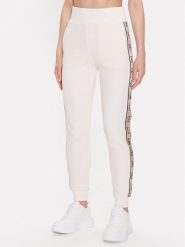 Guess Spodnie dresowe Britney V2YB15 KB3P2 Écru Regular Fit. Spodnie dresowe Guess, xxs, z aplikacjami, z dresówki. Za 299.99 zł.