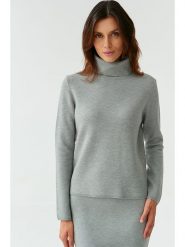 TATUUM Sweter w kolorze szarym rozmiar: XL. Szare golfy Tatuum, xl, bez wzorów, bez ramiączek. Za 96.37 zł.
