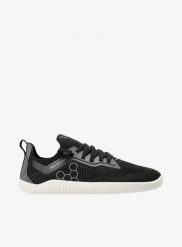 Buty barefoot damskie Vivobarefoot Primus Lite Knit. Czarne trekkingi Vivobarefoot, z włókna, do biegania. Za 494.99 zł.