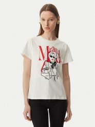 Rinascimento T-Shirt CFC0129301003 Biały Regular Fit. Białe t-shirty Rinascimento, m, bez wzorów, z bawełny, bez kołnierzyka, bez ramiączek. Za 259.99 zł.