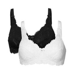 Cellbes Biustonosz Bella 2 Pack czarny biały female czarny/biały 90E. Białe bielizna sportowa Cellbes, bez wzorów, z koronki. Za 159.00 zł.