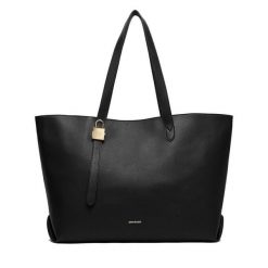Torebka GINO ROSSI. Czarne shopper Gino Rossi, bez wzorów, bez dodatków. Za 329.99 zł.