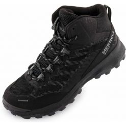 Merrell Speed Strike Mid GTX Damskie buty trekkingowe – czarne. Czarne trekkingi Merrell. Za 542.99 zł.