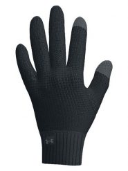 Under Armour Rękawiczki "Halftime" w kolorze antracytowym rozmiar: L/XL. Czarne rękawiczki Under Armour, bez wzorów, z materiału. Za 111.07 zł.