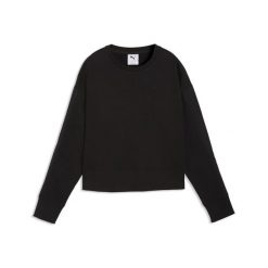 Damska luźna bluza z okrągłym dekoltem HER PUMA. Czarne bluzy Puma, bez wzorów, bez kaptura. Za 229.00 zł.