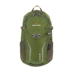 Plecak turystyczny BERGSON ADRENDAL 25 L. Zielone plecaki BERGSON, bez wzorów. W wyprzedaży za 254.00 zł.