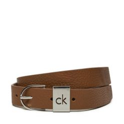 Pasek Damski Calvin Klein. Brązowe paski Calvin Klein, bez wzorów. Za 159.99 zł.