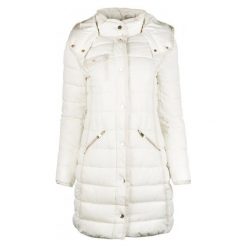 Desigual Płaszcz Damski Inga 40 Biały. Płaszcze Desigual. W wyprzedaży za 654.00 zł.