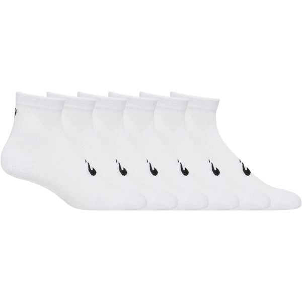 Skarpetki Asics Quarter (x6). Białe skarpety Asics, bez wzorów, z bawełny. Za 138.00 zł.