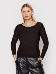ONLY Sweter Geen 15113356 Czarny Regular Fit. Czarne swetry Only, m, bez wzorów, z syntetyku, bez ramiączek. Za 59.99 zł.