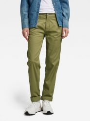 G-Star Spodnie chino w kolorze oliwkowym rozmiar: W29/L30. Zielone spodnie materiałowe G-Star, l, bez wzorów. Za 145.26 zł.