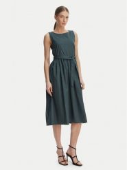 Marella Sukienka codzienna Kabala 2615221232 Zielony Regular Fit. Zielone sukienki Marella, na co dzień, bez wzorów, z bawełny, bez kołnierzyka, bez ramiączek, proste. Za 649.99 zł.