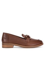 Sergio Bardi Lordsy WI23-D1069-02SB Brązowy. Brązowe lordsy Sergio Bardi, bez wzorów, ze skóry, bez obcasa, bez zapięcia. Za 299.99 zł.