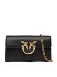 Pinko Torebka Love One Wallet C PE 23 PLTT 100062 A0F1 Czarny. Czarne torebki klasyczne Pinko, bez wzorów, ze skóry, bez dodatków. Za 749.99 zł.