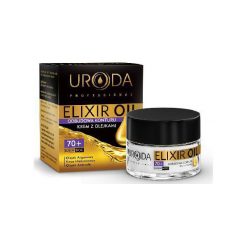 Uroda Elixir Oil Krem 70+ odbudowa konturu twarzy na dzień i noc 50ml. Kremy do twarzy Uroda. Za 20.45 zł.