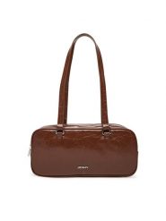 JENNY Torebka C-JEN-L-006-08 Brązowy. Brązowe torebki klasyczne Jenny, bez wzorów, z materiału, bez dodatków. Za 109.99 zł.