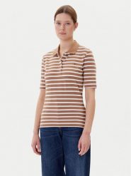 Tommy Hilfiger Polo 1895 WW0WW43224 Brązowy Regular Fit. Brązowe koszulki polo TOMMY HILFIGER, xs, bez wzorów, z bawełny, bez kołnierzyka, bez ramiączek. Za 349.99 zł.