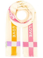 Zwillingsherz Szal w kolorze beżowym rozmiar: onesize. Brązowe szaliki Zwillingsherz, bez wzorów, ze splotem. Za 144.58 zł.