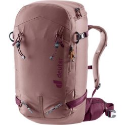 Plecak damski Deuter Freerider Pro 30+10 SL - ashrose/cassis. Czerwone plecaki Deuter, bez wzorów. Za 818.99 zł.