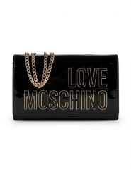 LOVE MOSCHINO Torebka JC4251PP0OKE100A Czarny. Czarne torebki klasyczne Love Moschino, bez wzorów, ze skóry, bez dodatków. Za 719.99 zł.