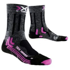 Skarpety sportowe X-Socks Trekking Summer. Szare skarpety X Socks, bez wzorów, ze lnu. Za 49.00 zł.