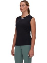 Mammut Top funkcyjny "Aenergy FL Cap" w kolorze czarnym rozmiar: L. Czarne topy Mammut, l, bez wzorów, bez kołnierzyka, bez ramiączek. Za 164.95 zł.