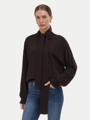 Liu Jo Sweter WF6445 MA16R Brązowy ciemny Regular Fit. Brązowe swetry Liu Jo, xs, bez wzorów, z syntetyku, bez ramiączek. Za 519.99 zł.
