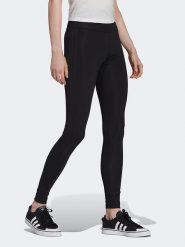 Adidas Legginsy sportowe w kolorze czarnym rozmiar: 36. Czarne legginsy Adidas, bez wzorów, z materiału, z podwyższonym stanem, outdoorowe. Za 127.65 zł.