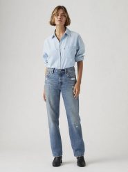 Levi's Dżinsy "501" - Comfort fit - w kolorze niebieskim rozmiar: W31/L30. Niebieskie jeansy Levi's®, l, z aplikacjami. Za 238.25 zł.