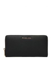 MICHAEL Michael Kors Portfel 32F5GJ6T7T Czarny. Czarne portfele MICHAEL Michael Kors, bez wzorów, ze skóry. Za 589.99 zł.