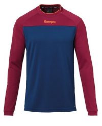 Bluza Kempa Prime. Niebieskie bluzy Kempa, bez wzorów, z poliesteru, bez kaptura. Za 165.65 zł.