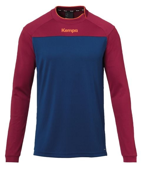 Bluza Kempa Prime. Niebieskie bluzy Kempa, bez wzorów, z poliesteru, bez kaptura. Za 166.20 zł.