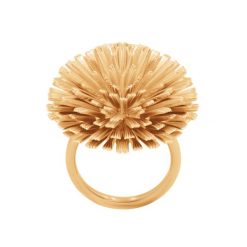 Pierścionek Bloom pozłacany. Żółte pierścionki Lilou, pozłacane. Za 239.00 zł.