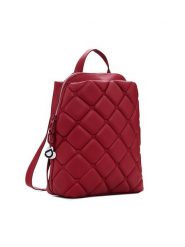 Desigual Plecak 25SAKP54 Czerwony. Czerwone plecaki Desigual, bez wzorów, ze skóry. Za 189.99 zł.