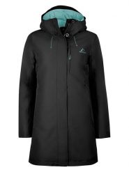 Westfjord Parka 3w1 "Skogafoss" w kolorze czarno-turkusowym rozmiar: M. Czarne parki Westfjord, m, z poliamidu, bez kaptura. Za 360.17 zł.