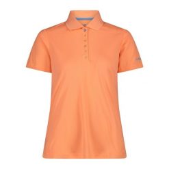 Damska koszulka polo CMP. Brązowe koszulki polo CMP, xs, bez wzorów, z materiału, bez kołnierzyka, bez ramiączek. Za 135.00 zł.