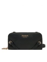 Guess Torebka HWZG96 36790 Czarny. Czarne listonoszki Guess, z aplikacjami, ze skóry, bez dodatków. Za 289.99 zł.