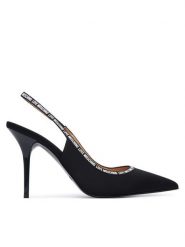 LOVE MOSCHINO Szpilki JA10429G1PIM0000 Czarny. Czarne szpilki Love Moschino, bez wzorów, ze skóry, bez obcasa, na szpilce, bez zapięcia. Za 949.99 zł.