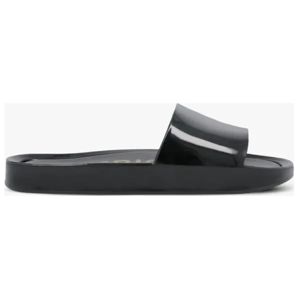 Symbiosis Klapki Ines buty damskie, czarny, rozmiar 6,5. Czarne klapki Symbiosis, bez wzorów, z syntetyku, bez obcasa. W wyprzedaży za 50.99 zł.