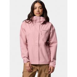 Płaszcz Przeciwdeszczowy Damski Columbia Hikebound II. Czerwone płaszcze Columbia, bez wzorów, bez kaptura. W wyprzedaży za 441.15 zł.