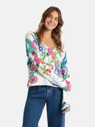 LIEBLINGSSTÜCK Sweter "Samsa" ze wzorem rozmiar: 42. Swetry LIEBLINGSSTÜCK, bez wzorów, z bawełny, bez ramiączek. Za 440.45 zł.