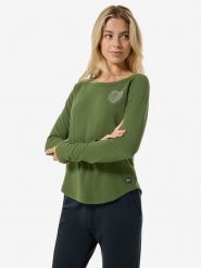 Super.natural Koszulka "Little Heartwood Crew" w kolorze khaki rozmiar: L. Brązowe bluzki super.natural, l, bez wzorów, z wełny, bez kołnierzyka, bez ramiączek. Za 295.99 zł.