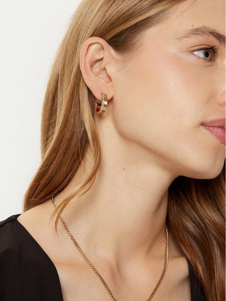 BOSS Kolczyki 1580522 Złoty. Żółte kolczyki Boss, metalowe. Za 299.99 zł.