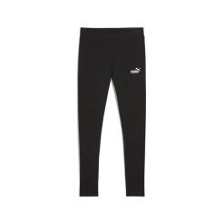 Damskie leginsy Essentials z małym logo No. 1 PUMA. Czarne legginsy sportowe Puma, bez wzorów, do biegania. Za 109.00 zł.