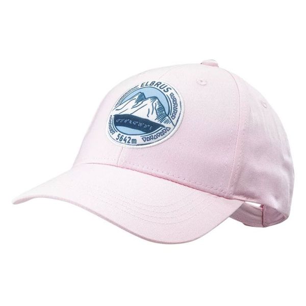 Czapka z daszkiem Elbrus Tuwa Wo's - różowa. Czerwone czapki ELBRUS, bez wzorów, z bawełny. Za 49.99 zł.